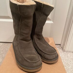 UGG Green Suede Boots